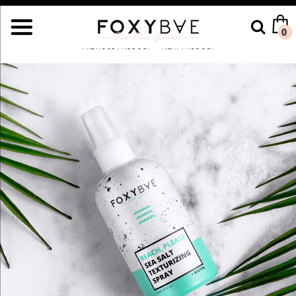 FoxyBae sea salt spray